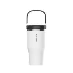 LOTE TERMO MARVIN THE ICED 700 ML GOOD WHITE // Incluye base de silicona