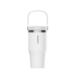 LOTE TERMO MARVIN THE ICED 700 ML GOOD WHITE // Incluye base de silicona