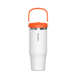 LOTE TERMO MARVIN THE ICED 1000 ML. GOOD WHITE // Incluye base de silicona