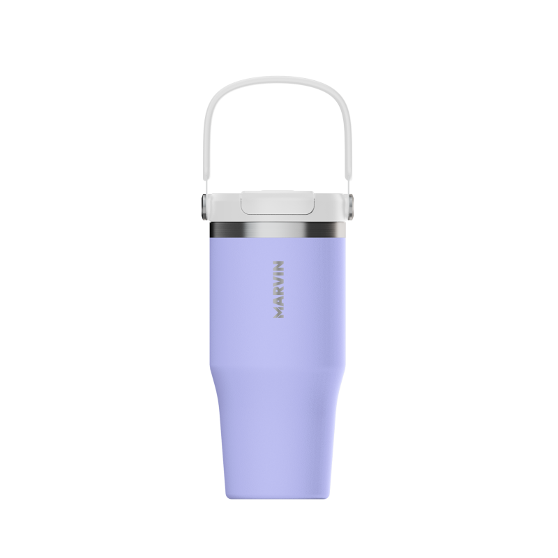 LOTE TERMO MARVIN THE ICED 700 ML. LAVENDER BATH // Incluye base de silicona