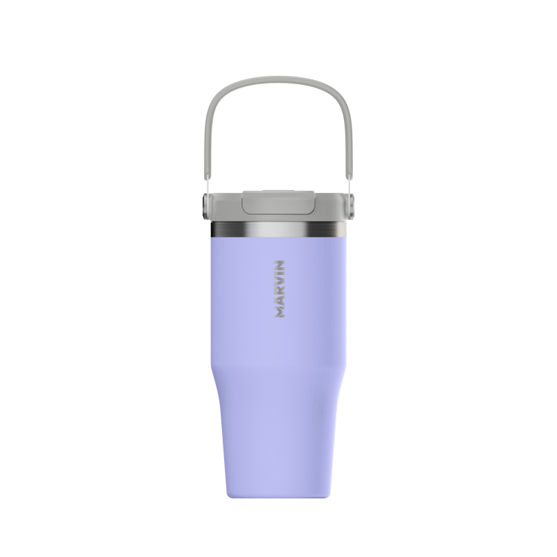 LOTE TERMO MARVIN THE ICED 700 ML. LAVENDER BATH // Incluye base de silicona