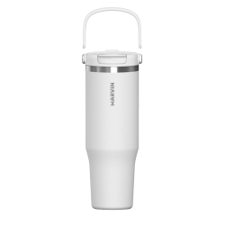 LOTE TERMO MARVIN THE ICED 1200ML. GOOD WHITE // Incluye base de silicona