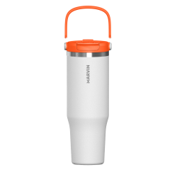 LOTE TERMO MARVIN THE ICED 1200ML. GOOD WHITE // Incluye base de silicona