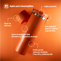 LOTE TERMO MARVIN THE ICED 1000 ML. NUDE(S)